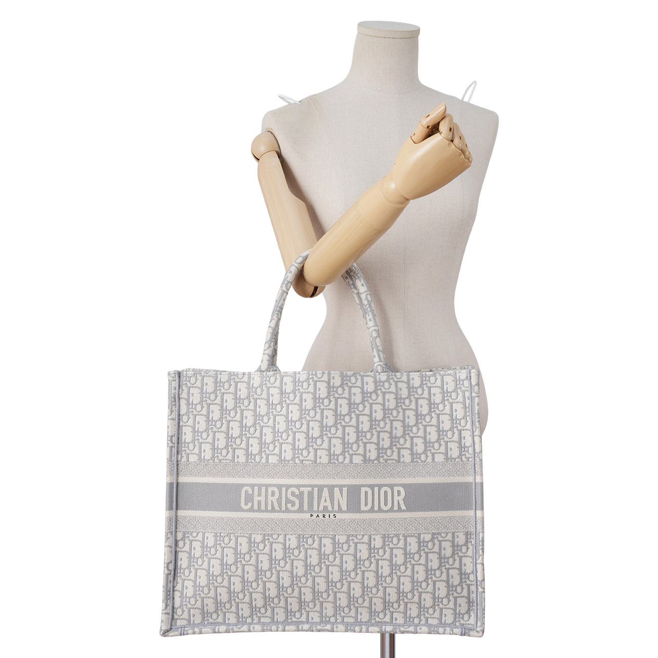 CHRISTIAN DIOR(USED)디올 오블리크 북토트 라지
